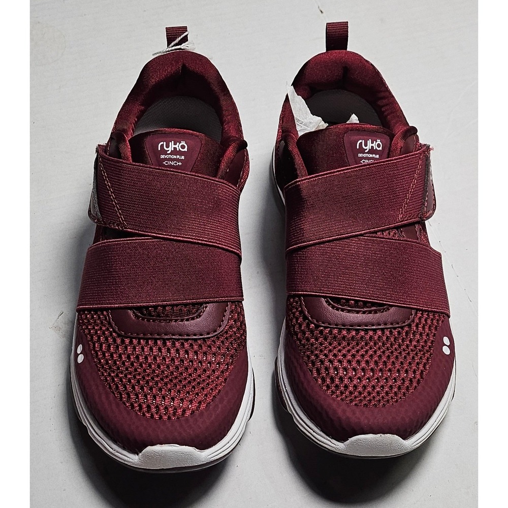 Ryka Devotion Plus Cinch Womens Walking Shoes Burgundy F1272M1600‎ Size 5.5M New